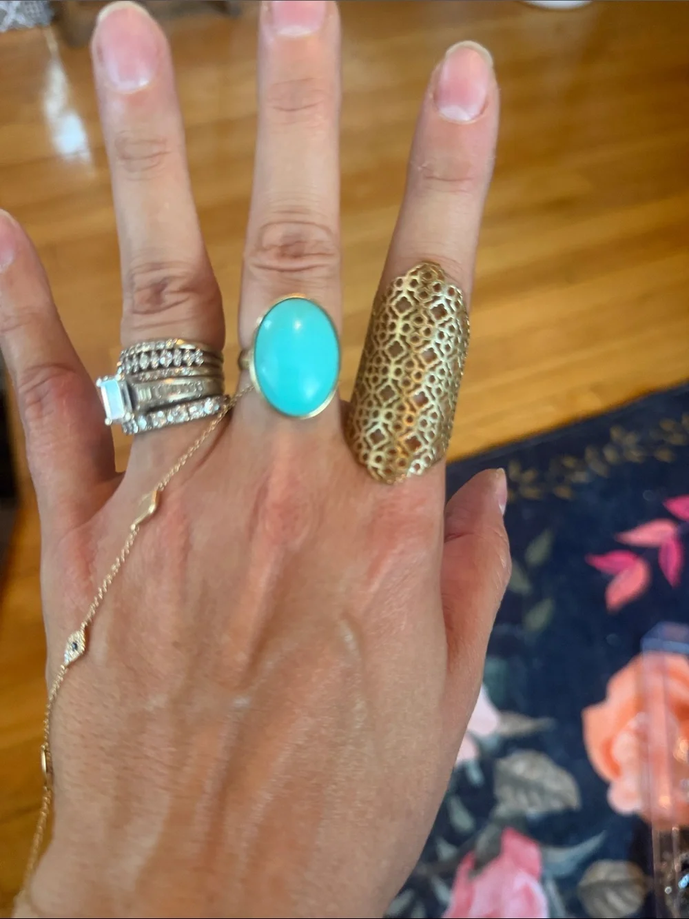 Kendra Scott Gold Tone Filigree Ring